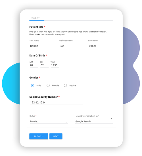 Online Form with cloud